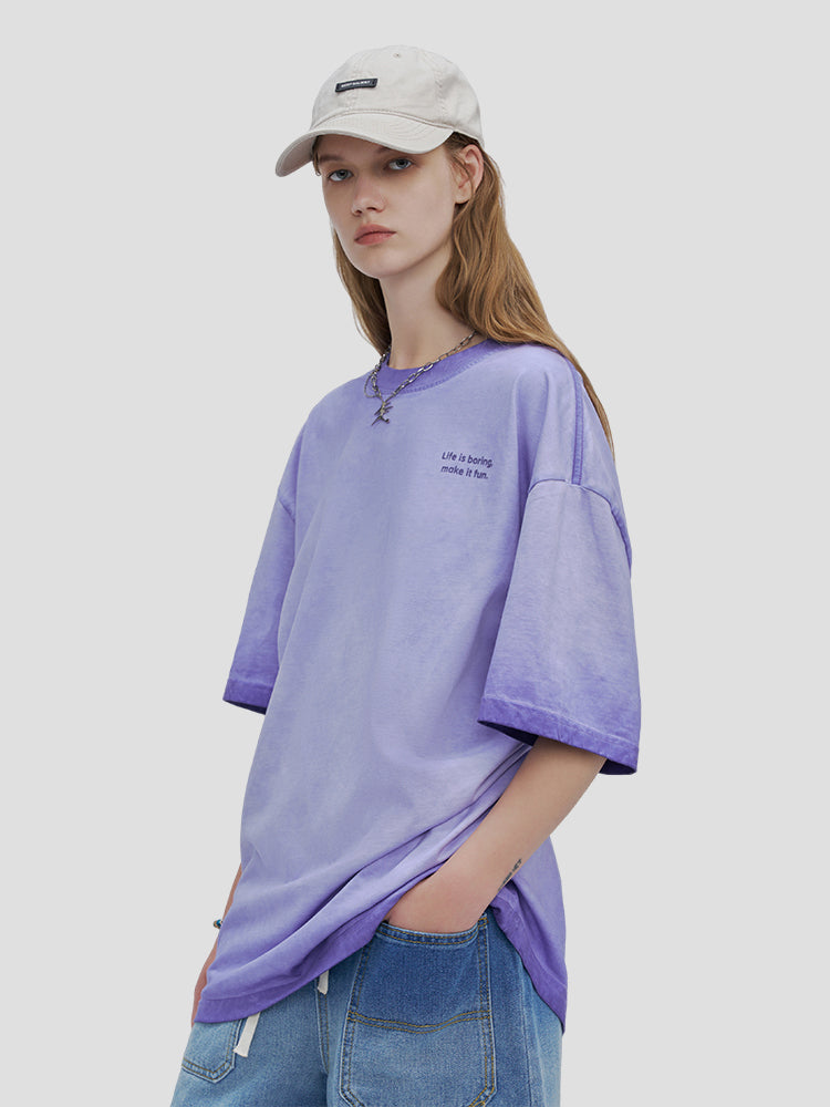 Vintage Street Style Slogan T-shirt