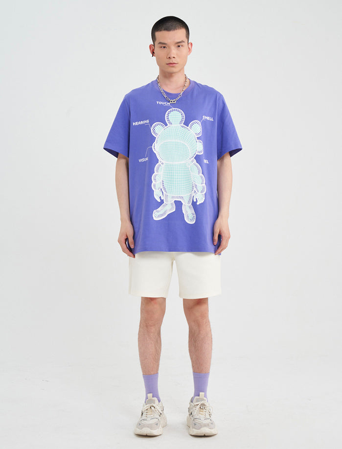 Five Prints Heavy Cotton T-shirt