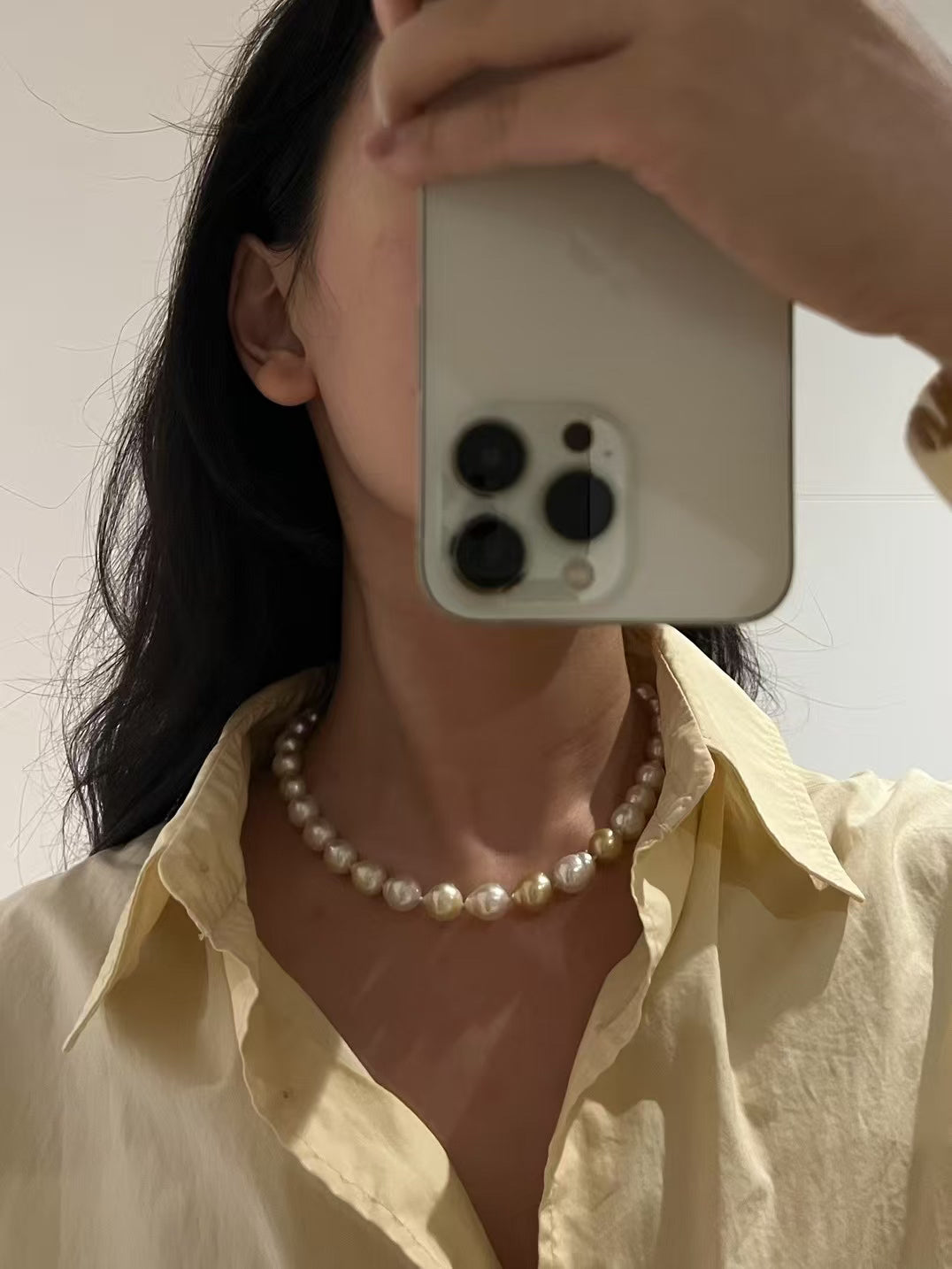 Golden Glow South Sea Pearl Necklace