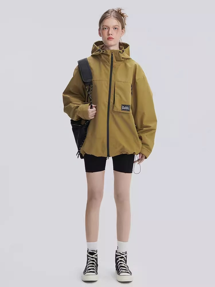 Three-proof outdoor jacket, autumn casual loose workwear