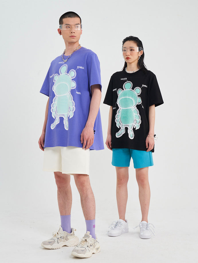 Five Prints Heavy Cotton T-shirt