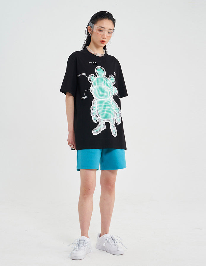 Five Prints Heavy Cotton T-shirt