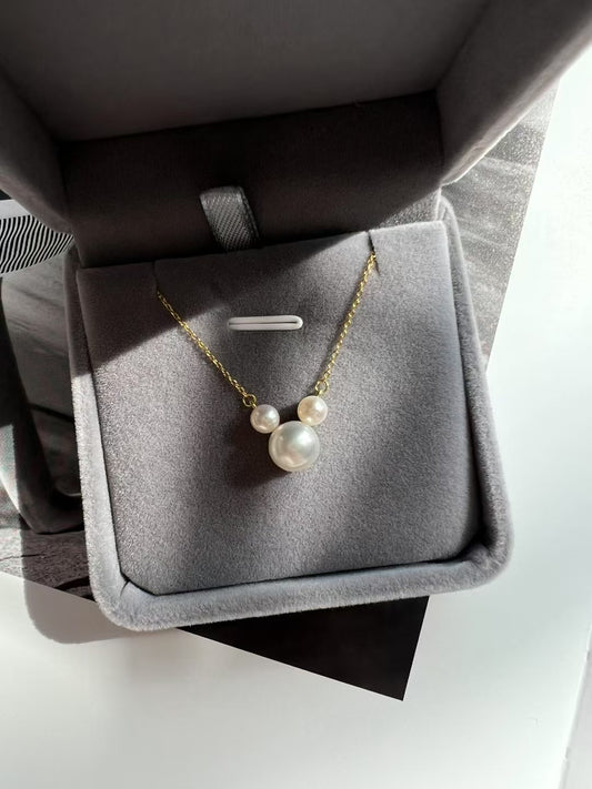 Moonlight – Mickey-Inspired Pearl Pendant