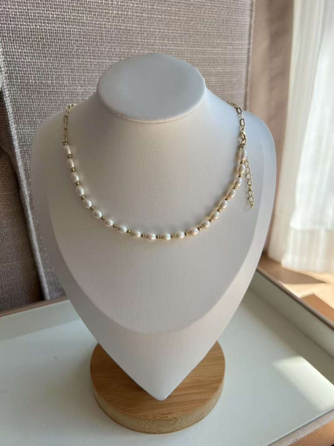 Moonlight-Aurora Seed Pearl Strand
